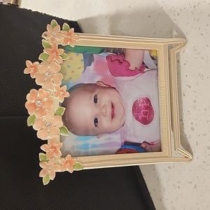 FLORAL PICTURE FRAME 3.5"X3.5"